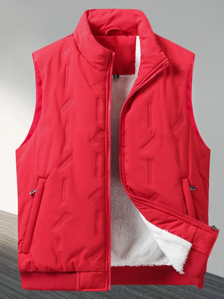 Жилет мужской зимний однотонный