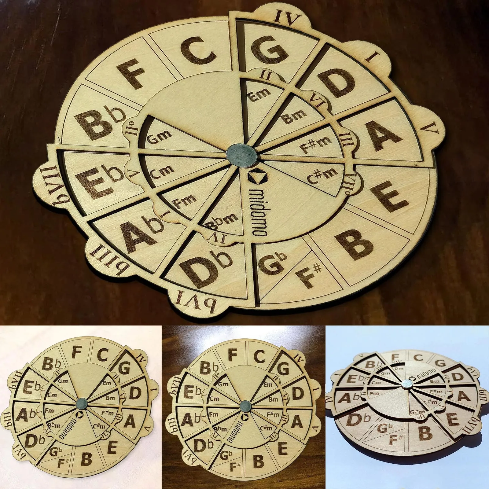 

Round Music Melody Tools Modern Minimalism Wooden Instrument Tools Instrument Accessories For Kids Children