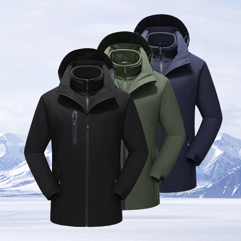 jacket intelligent heating suit two-piece dual-control 15-zone USB constant temperature heating outdoor mountaineering suit