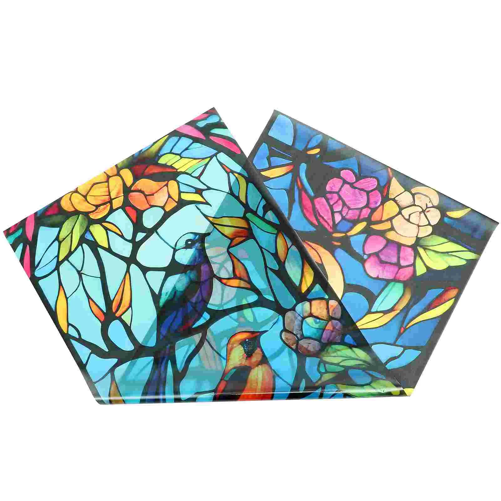 

Anti-collision Window Cling Static Window Cling Non Adhesive Bird Flower Window Cling