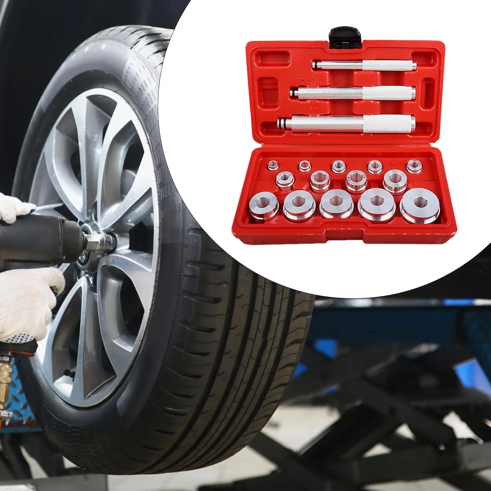 17-компонентный алюминиевый подшипник для установки гонок и уплотнений набор