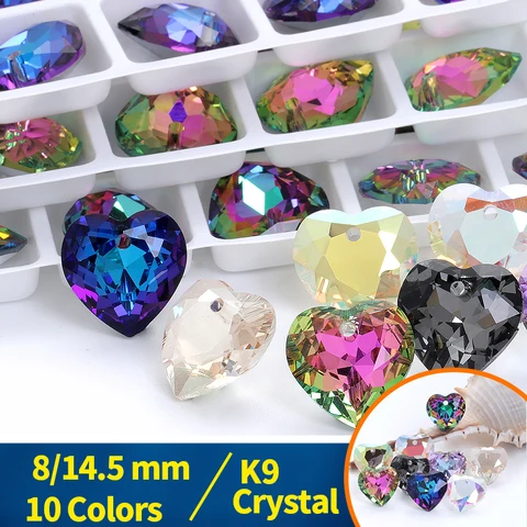 PIPATIAN подвески из стекла 8/14.5 мм