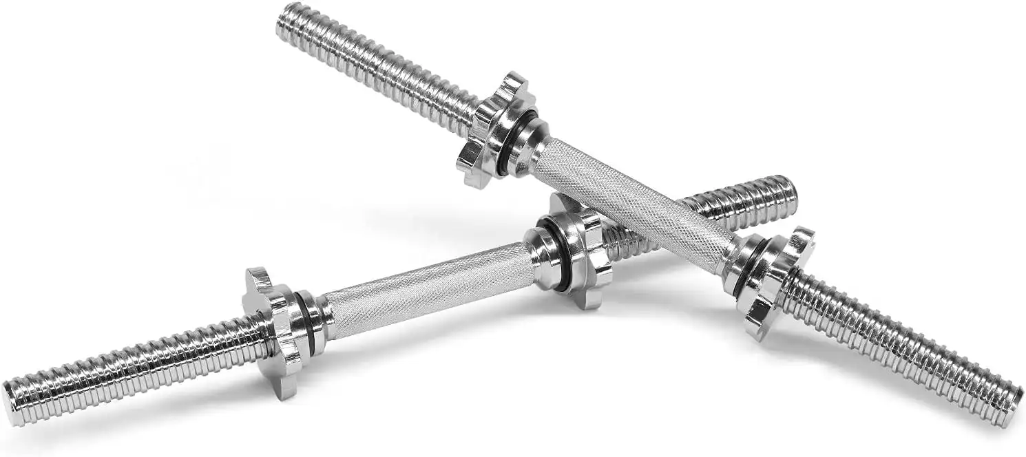 

1.15 inch Dumbbell Handles with Lock Collars, Pair