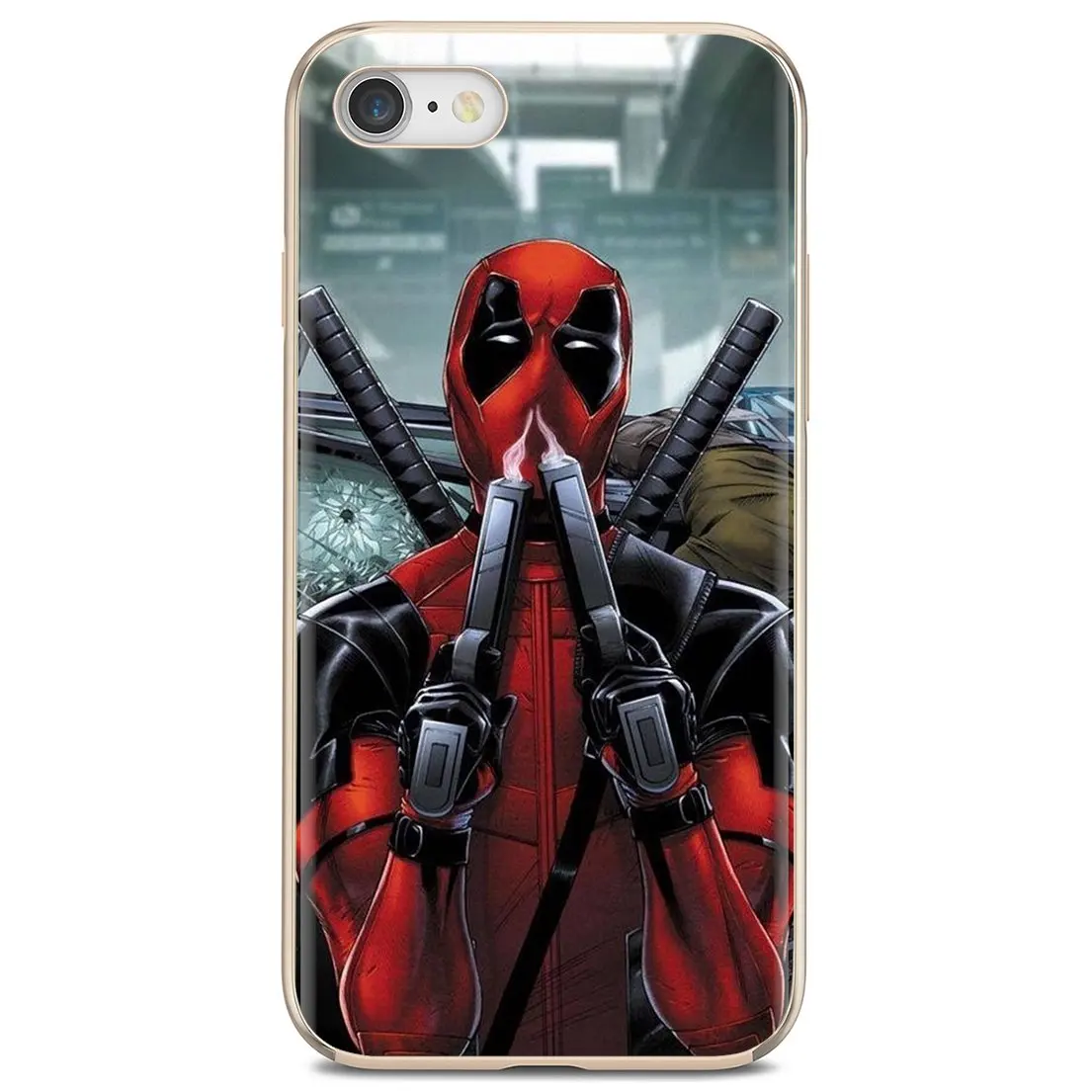 Мягкий прозрачный чехол Dragon Ball Son Goku Deadpool Stripe для Motorola Moto G5 G5S G6 Z Z2 Z3 C G G2 G3 X4 E4 E5 Play Plus