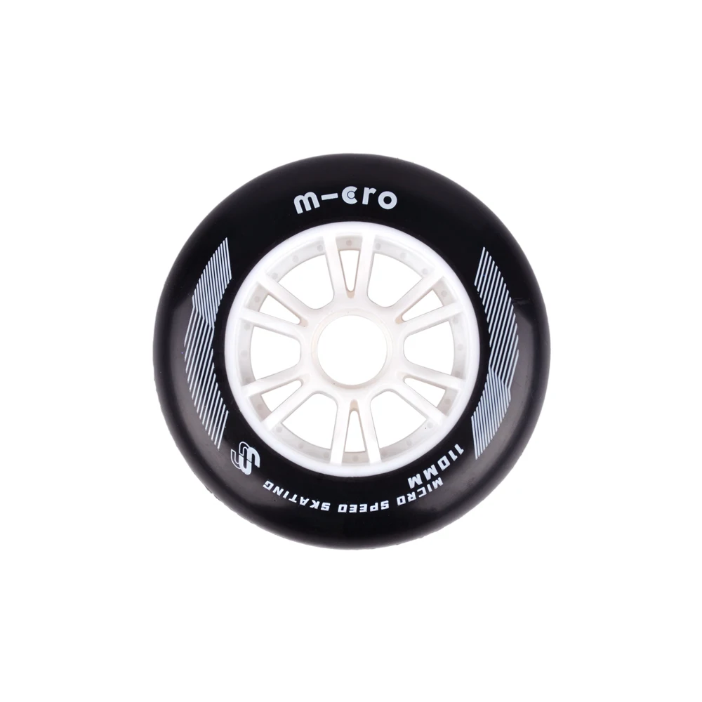 

MICRO SKATE m-cro SS WHEELS,100mm PU performance wheels,middle range,3PCS/Pack,speed,urban,Black
