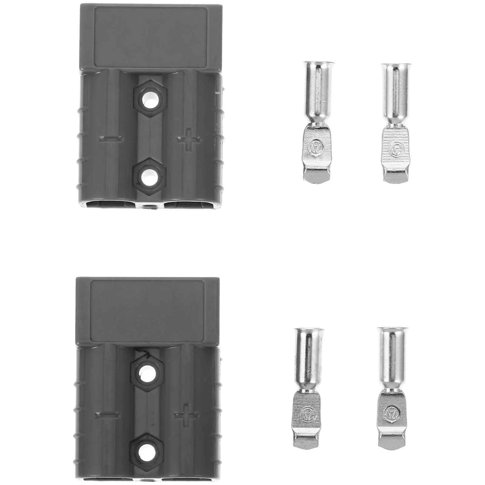 

2 Set Premium Plug Exterior Connector Electric Plugs Wire Electrical End High Current Connectors