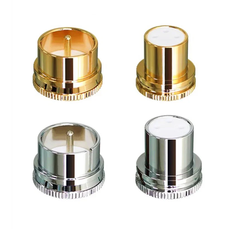 2 шт. серебряный/позолоченный XLR сбалансированный защитный колпачок пылезащитный