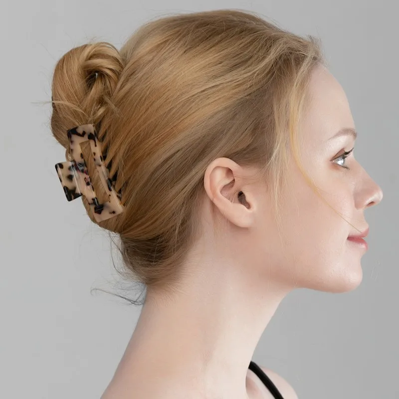 

8.5cm Long Leapord Large Hair Claws Hollow Out Hair Accessories Fashion Headwear for Women Hair Crab Hair Accessories