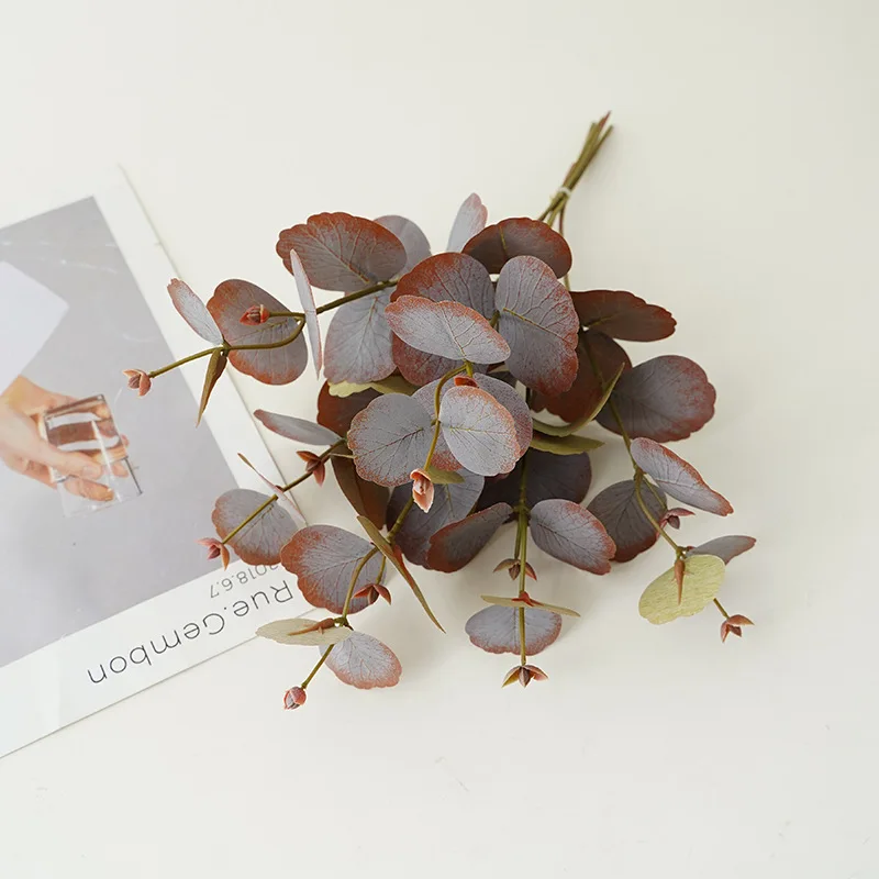 

Листья эвкалипта для искусственных небольших денег, свадебные аксессуары для фотосъемки, украшение для дома, гостиной, сада, рабочего стола