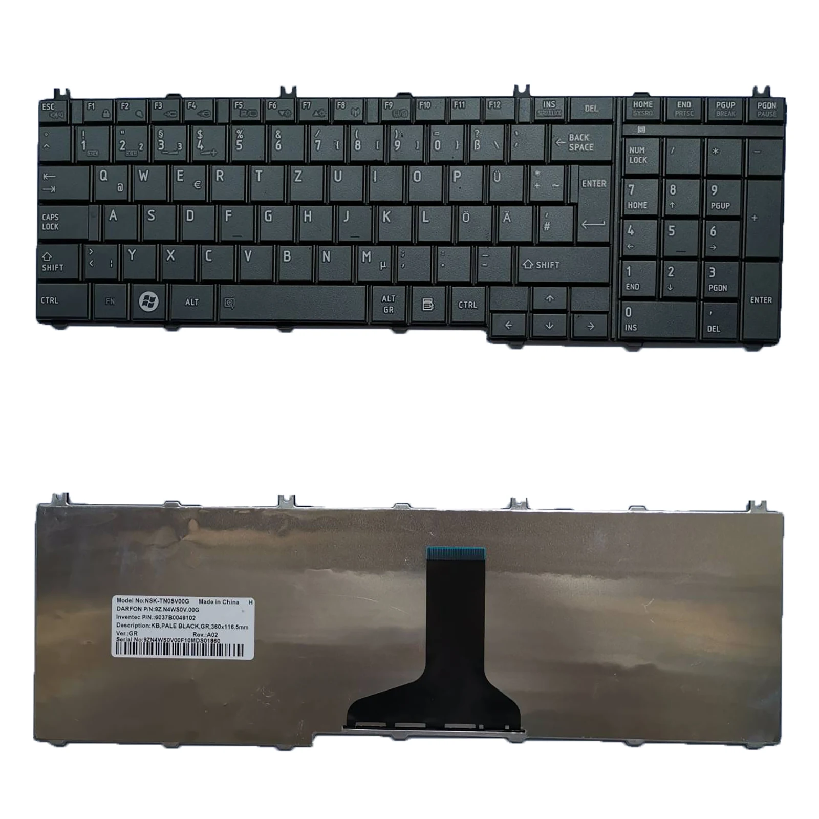 

GR Keyboard for Toshiba Satellite C650 C650D C655 C655D C670 C670D C675 C675D