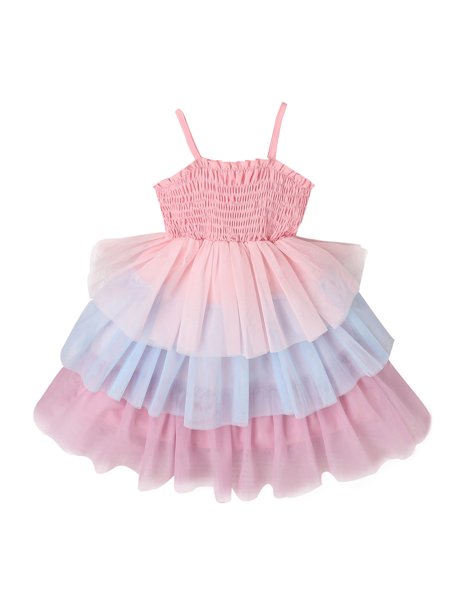 

Детское фатиновое платье-пачка без рукавов, с блестящими блестками