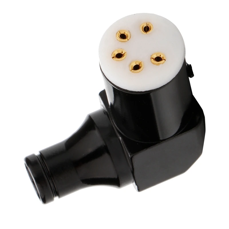 Hifi Vinyl LP Phono 5Pin DIN-штекер 90 градусов сиденье гнездо DIN для AMP Audio Tonearm Line сигнальный