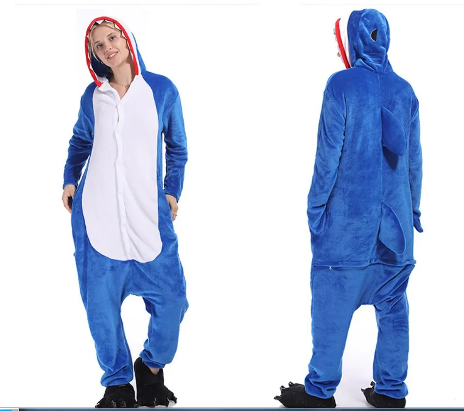 Пижама на Хэллоуин с мультяшным единорогом динозавром акулой собакой