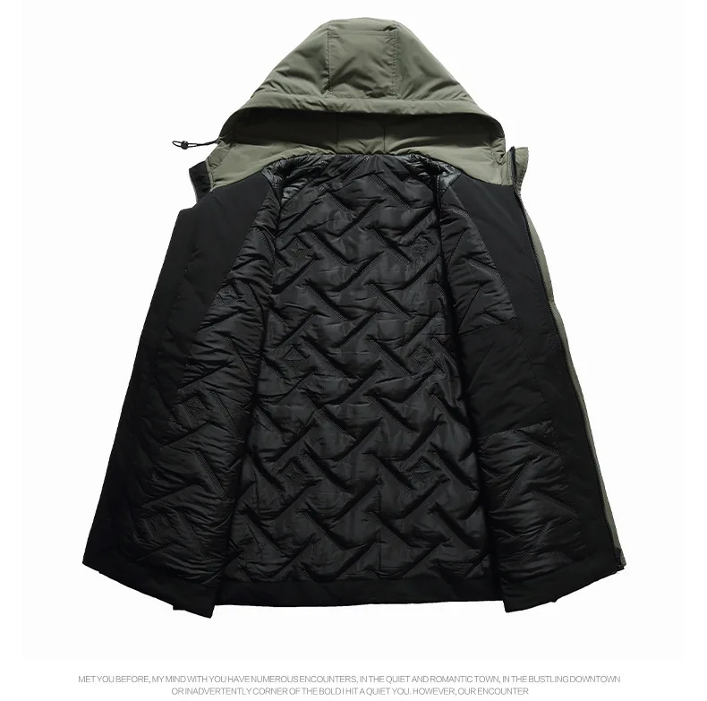 New Arrival Fashion Suepr Large Winter Men's Sports and Leisure Hooded Padded Cotton Jacket Plus Size 4XL 5XL 6XL 7XL 8XL