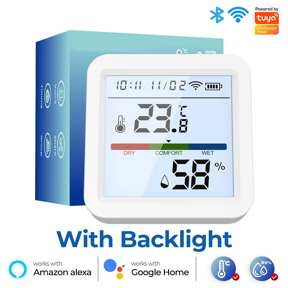 

Туя Wi-Fi Zigbee датчик температуры и влажности