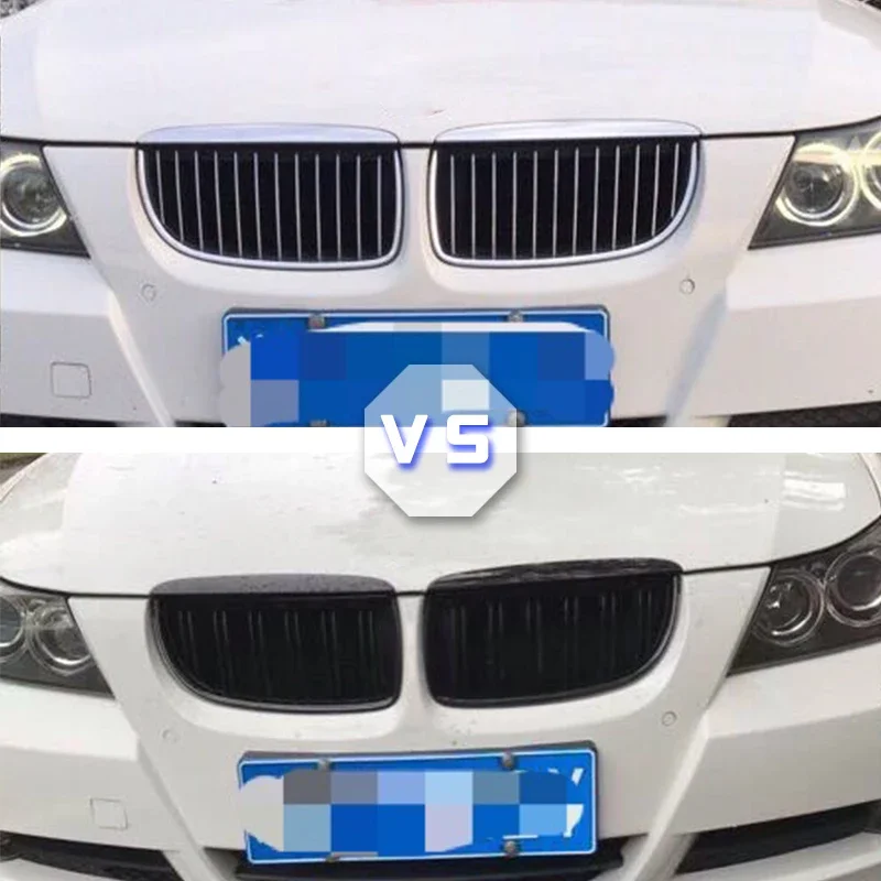 Передняя наклейка на переднюю панель автомобиля для BMW 3 серии E90 E91 320i 323i 328i 335i 2005