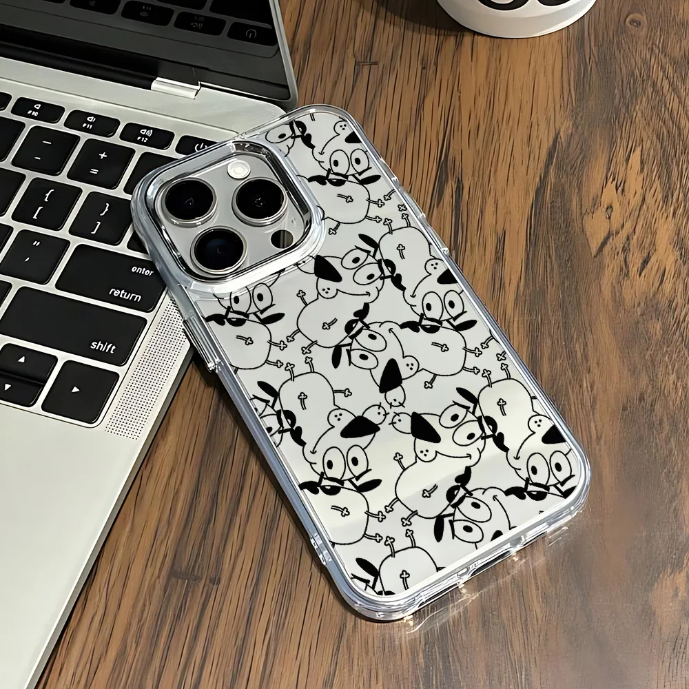Чехол для телефона Cool Courages Cowardlys Dog для Vivo V60 V50 V40 V30 V40E V30E V29 V27 V23E V21E iQOO 7 Z7 Lite Pro 4G 5G, мягкий чехол (art.: 3920dc075a433) - 3920dc075a433