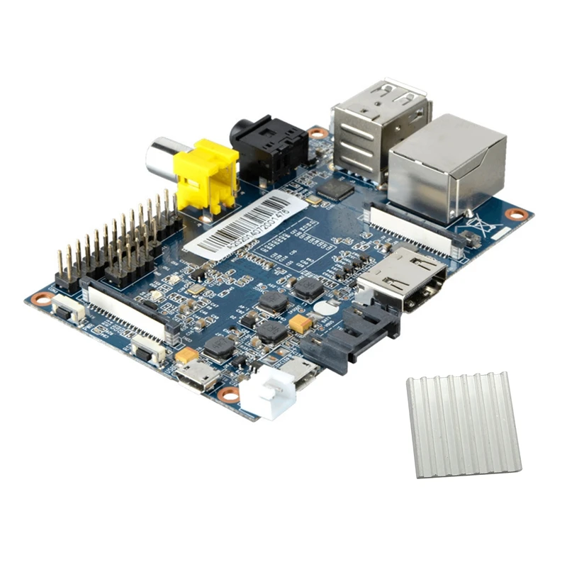 HOT-For Banana Pi BPI-M1 Development Board+Heat Sink A20 1G DDR3 Open Source Hardware Board Support Gigabit Ethernet