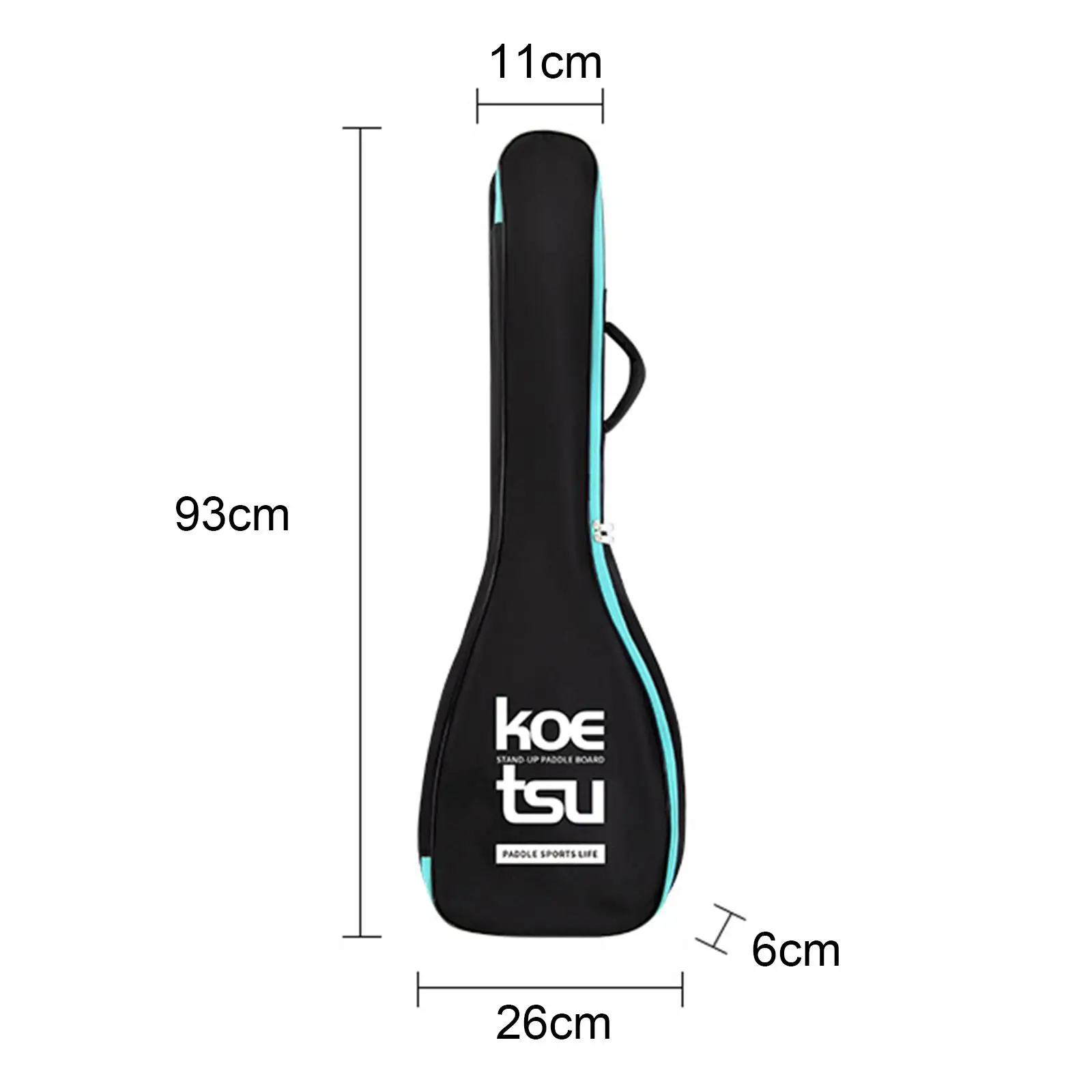 

Kayak Paddle Bag Cushioned Protection Padded Portable Paddle Carrying Bag
