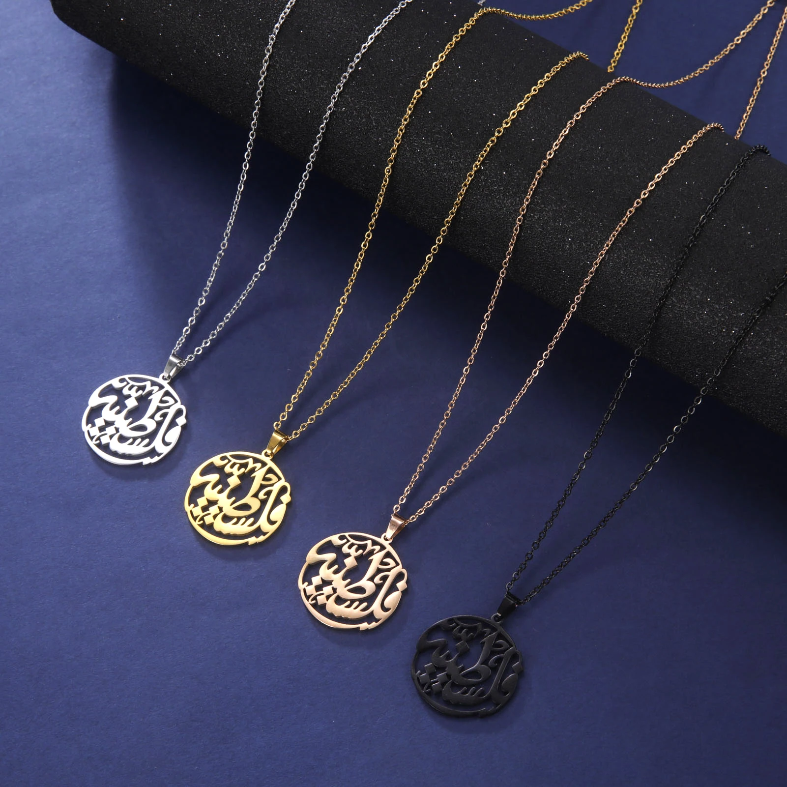 Круглый Кулон LIKGREAT Палестина ожерелье Мусульманский Исламский Коран ожерелья