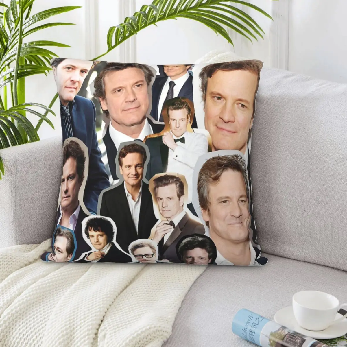 Мягкие подушки Colin Firth для гостиной наволочка