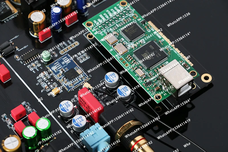 Фото Декодер-ЦАП Double ES9038Pro с оптическим и коаксиальным входом, поддержка 384 кГц DSD 512, Bluetooth 5.0, USB и OLED-дисплеем №1