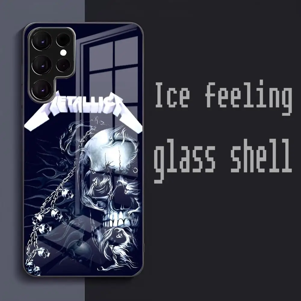 Чехол для телефона Megadeth Samsung S24 S23 S22 S21 S20 Plus Ultra Note20 стеклянный чехол -класс