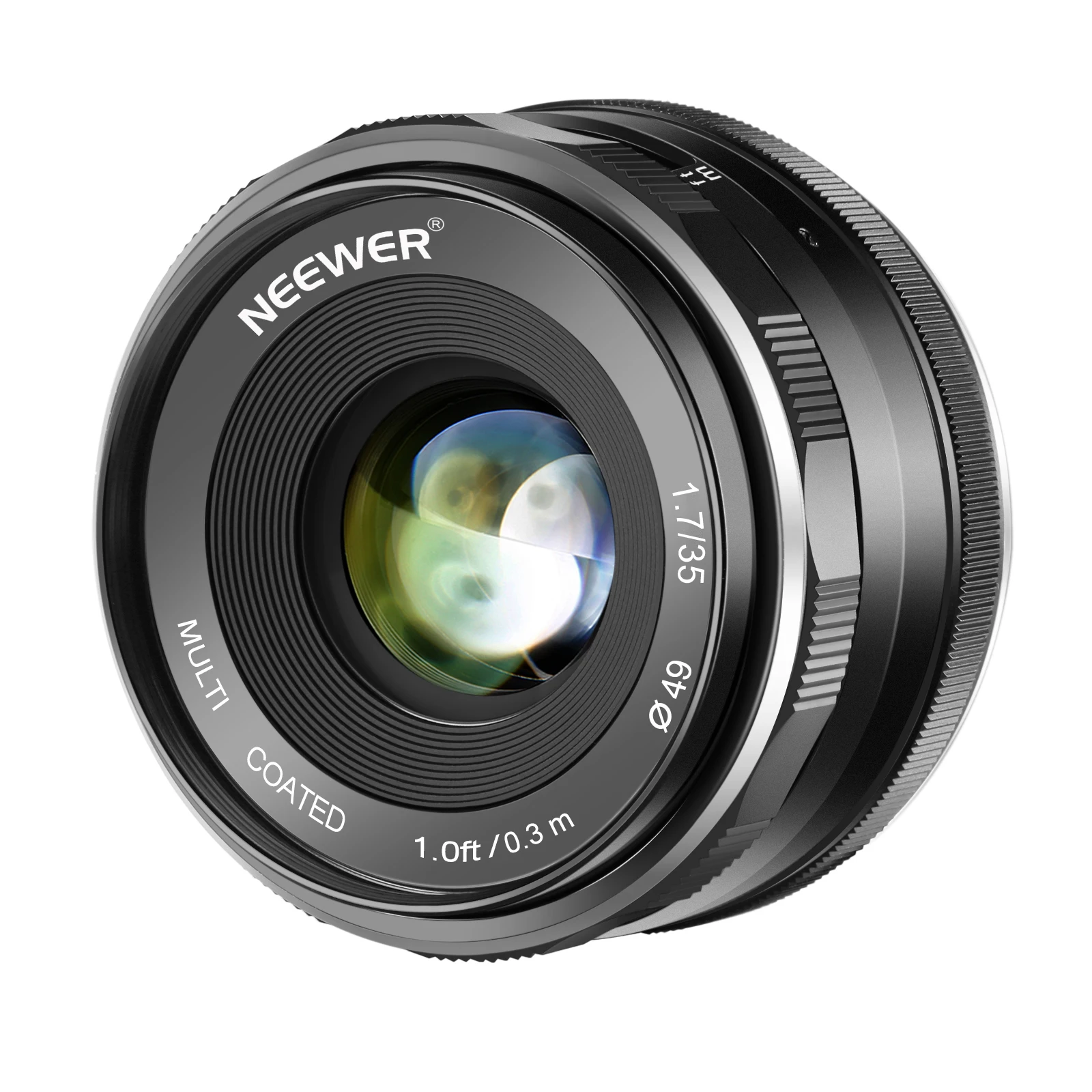 

Neewer 35mm F1.7 Large Aperture APS-C Manual Focus Prime Fixed Lens For Sony A7III A9 NEX 3 3N 5 NEX 5T NEX 5R NEX 6 A3000 A6100