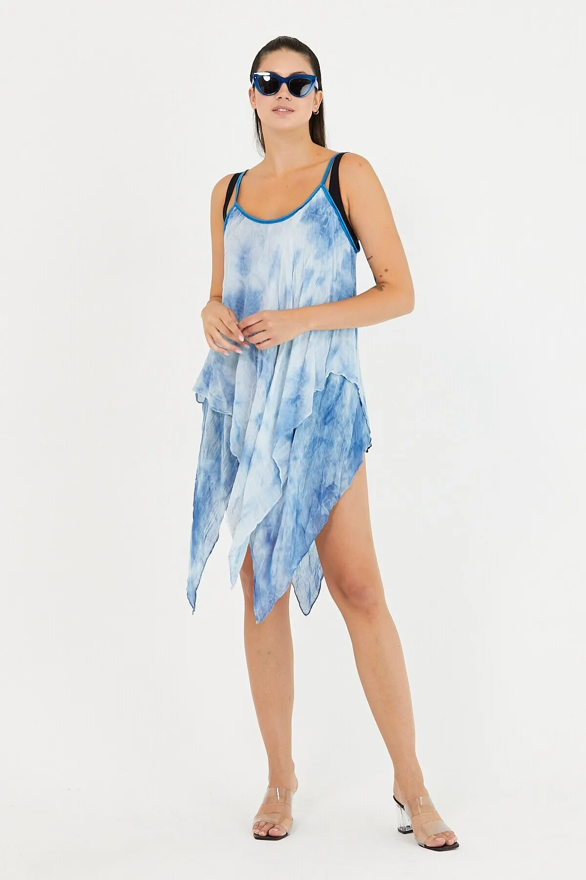 

Парео женское пляжное, накидка на купальник, пикантная туника, костюм, пляжная одежда, женское пляжное бикини, свободное мини-платье