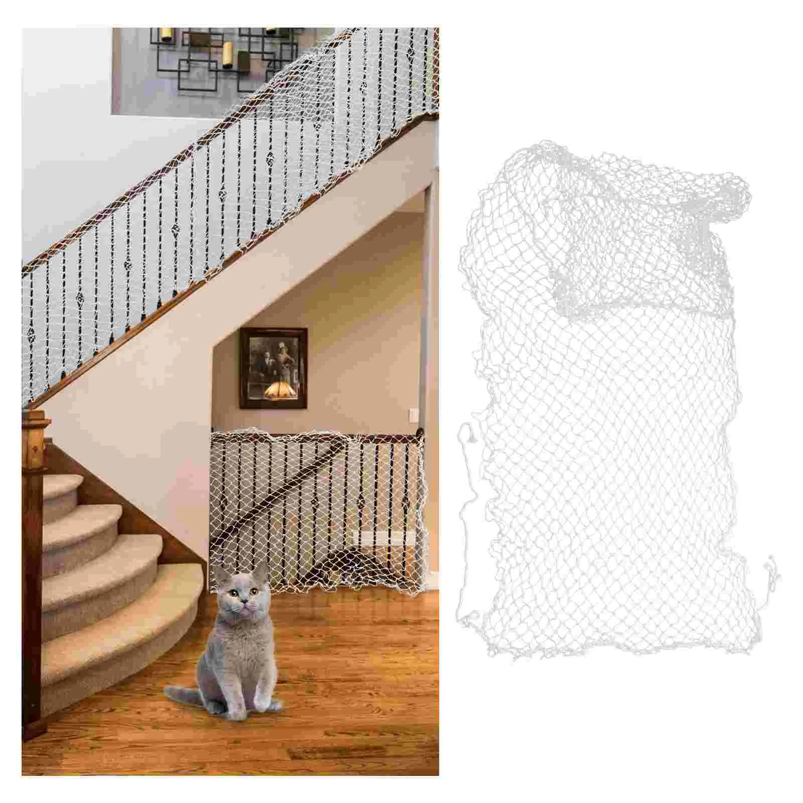 

Balcony Anti-fall Net Deck Balusters Pet Guarding Railing Anti-falling Nylon Protective Baby Safety