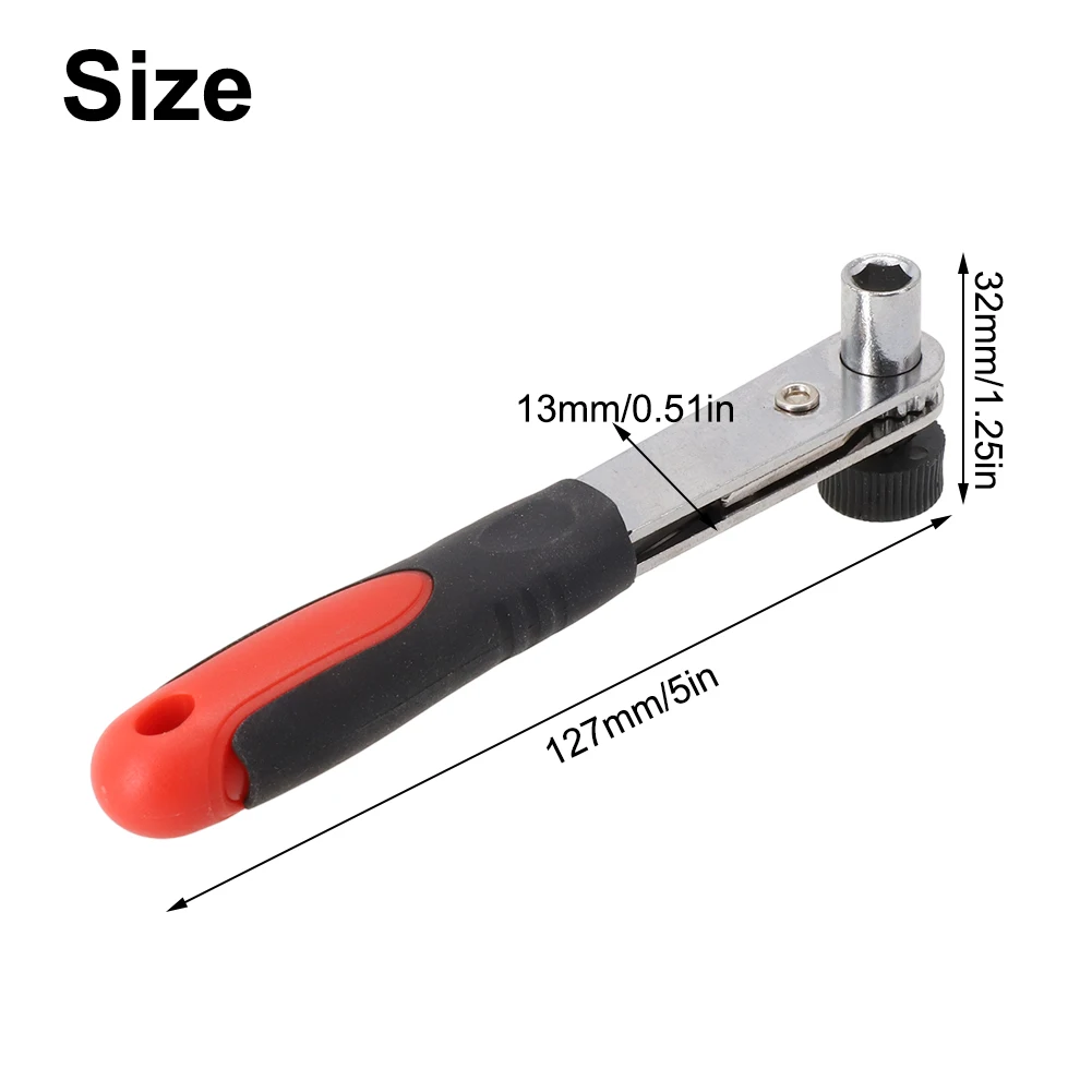 

10pcs Ratchet Socket Wrench 5/6/7/8/9/10/11/12/13mm Power Drill Nut Driver Adapter Pawl Socket Spanner Set Screwdriver Hand Tool