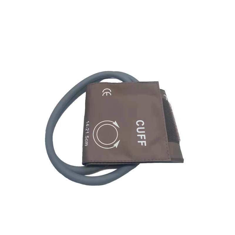 

Детский многоразовый неинвазивный манжета NIBP для измерения артериального давления, двойной шланг коричневого цвета для пациента с двумя трубками