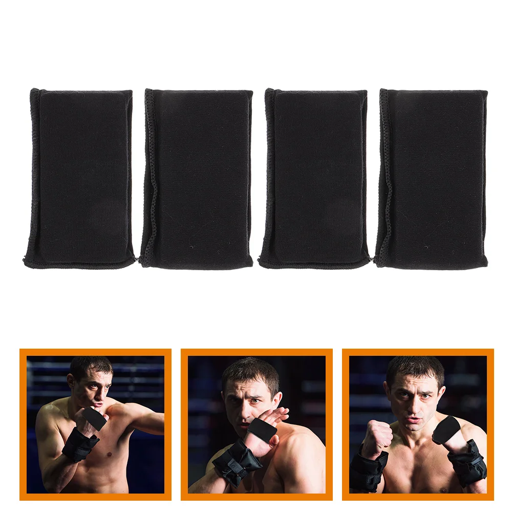 

2 Pairs Boxing Gloves Hand Pads Protective Gear Wraps Finger Guard Knuckle Guards Jersey Protector Gears Accessories