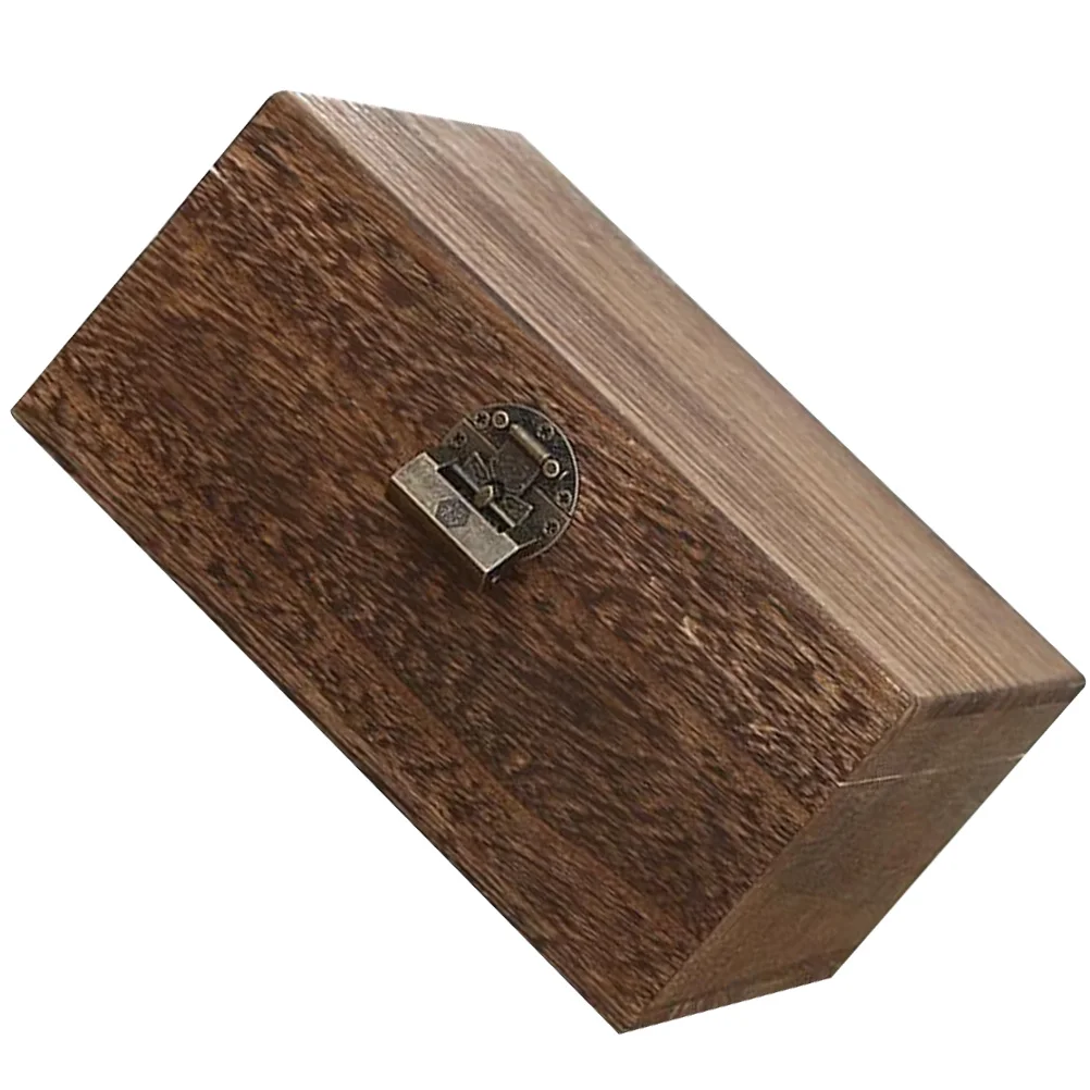

Box Jewelry Wooden Storage Trinket Wood Vintage Boxes Case Organizer Container Treasure Keepsake Retro Gift Cabinet Desktop