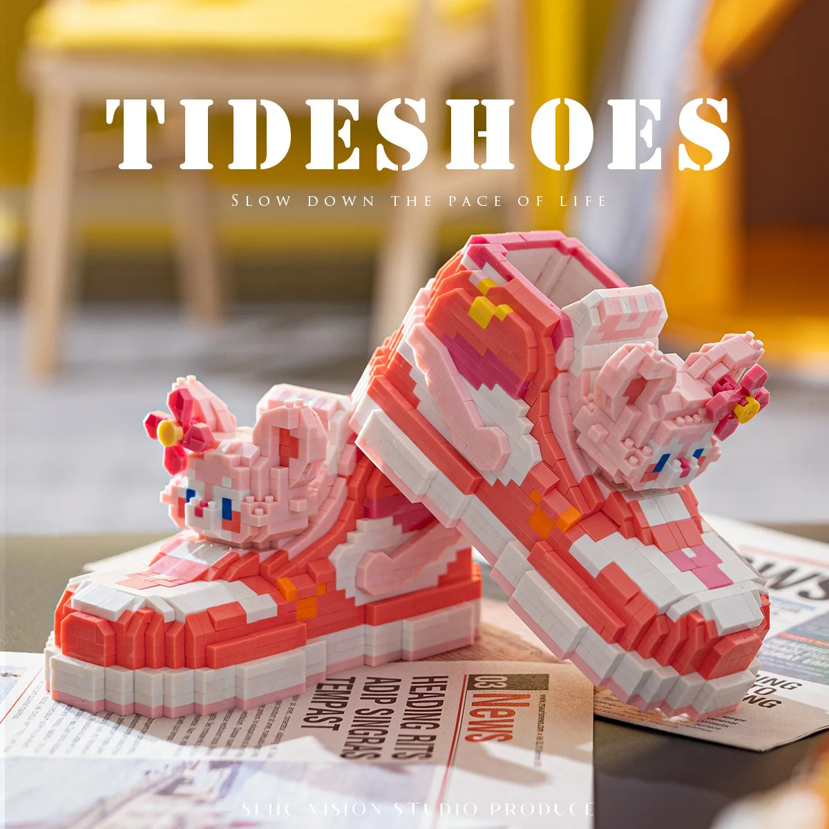

DIY Mini Building Block Boys Sport Basketball Shoes Sneakers Model Anime Buliding Bricks Toys Assembly For Blocks Toy Kids Gifts