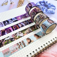 kpop aespa yoo ji min handbook tape twicepark jihyo album formulaof love handbook sticker new korea fashion gifts fan favorite