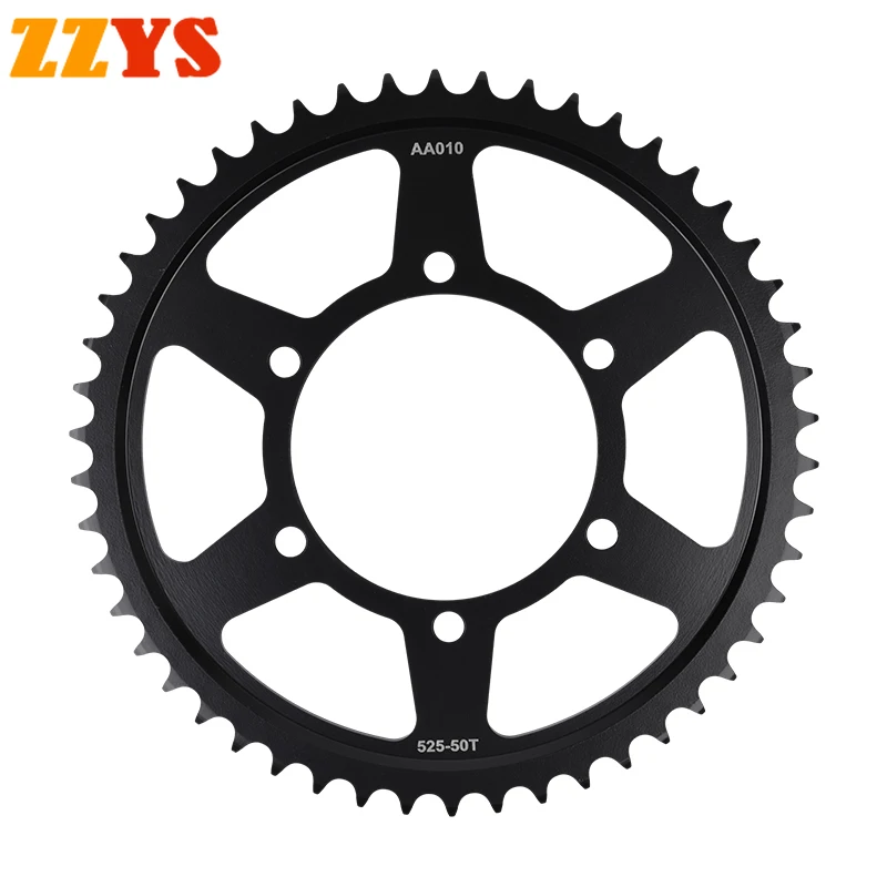 1 шт. 525 46T 47T 50T зубчатая Задняя звездочка колесная камера корона для Triumph 660 Street Triple