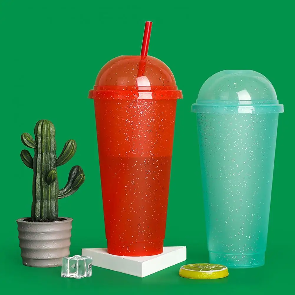 

Не содержит Бисфенол А, 710 мл, шикарная чашка для сока из соломы для ежедневного использования, антикоррозийная чашка из соломы, Легкая очист...