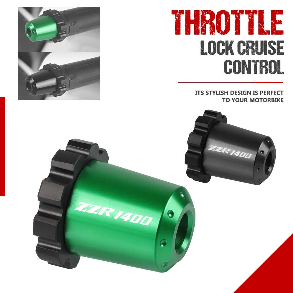 

For KAWASAKI ZX-14 ZZR1400 2012-2017 2018 2019 2020 2021 Motorcycle Throttle Lock Cruise Control Handle Clamp Assist End Bar