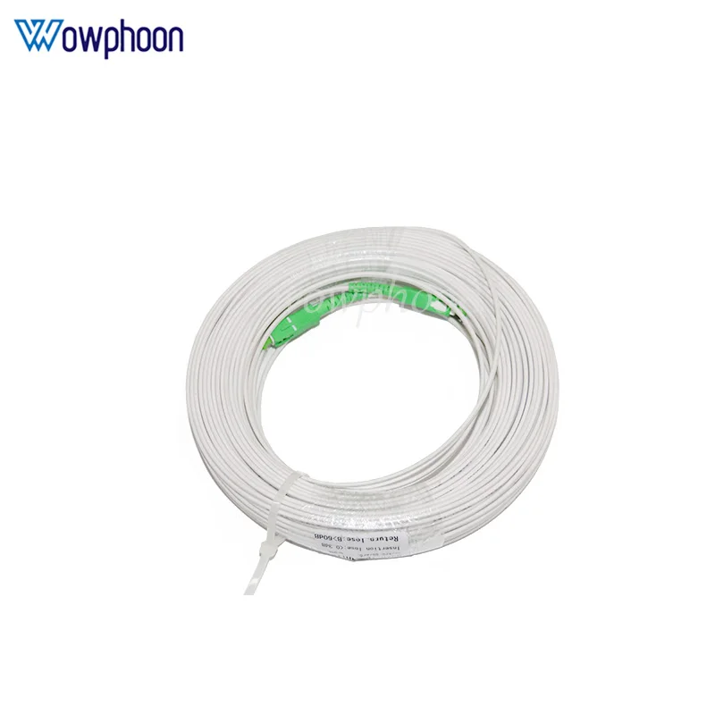 SC/APC-SC/APC FTTH Fiber Jumper Cable 1 Core GJXH Indoor Fiber Optic Drop Cable Optical Patch Cord
