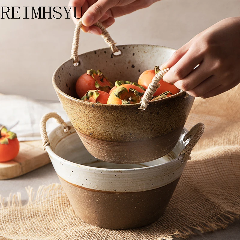 1 шт. большая бинауральная пеньковая веревка в японском стиле для супа фруктов