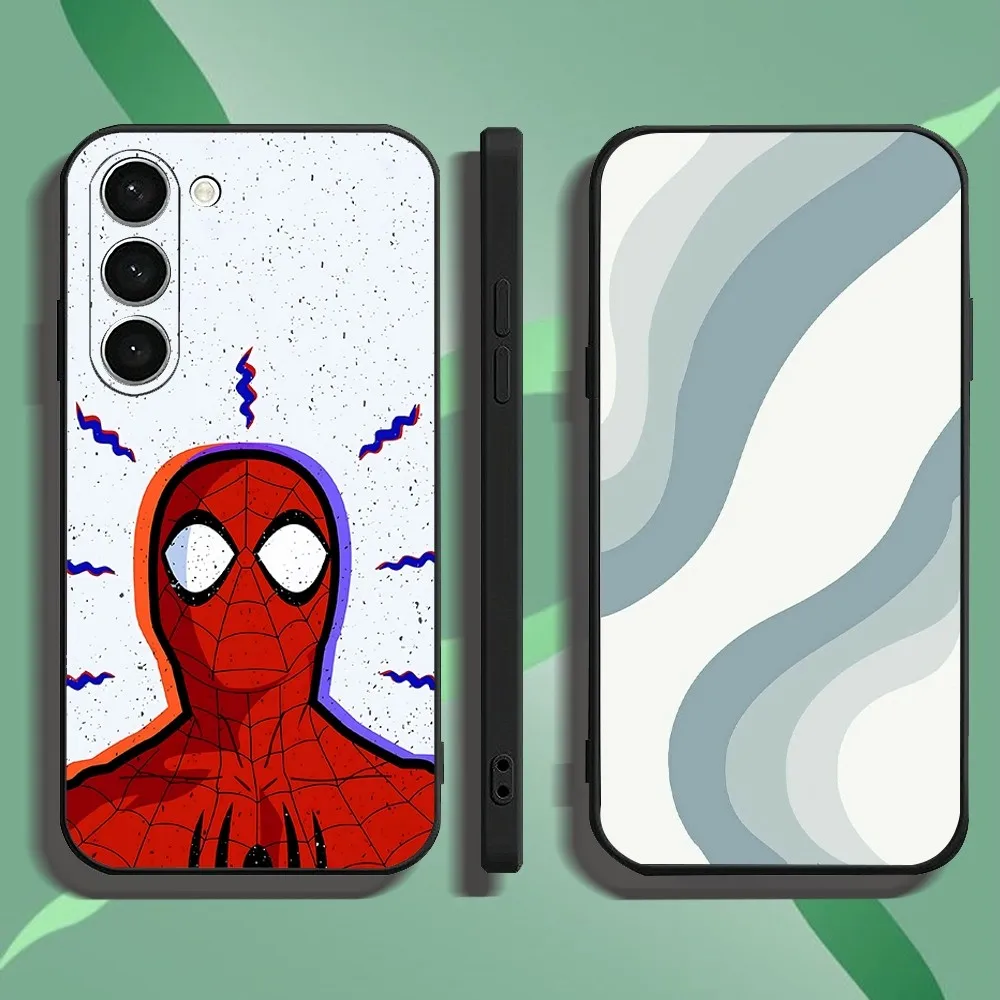 Чехол для телефона Hero S-Spider-M-Man Samsung Galaxy A52 A12 A51 S21 Edge S22 ULTRA S23 S20LITE Plus Ultra Black Cover