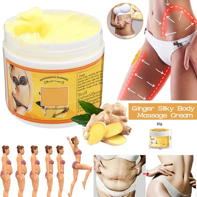 

30g Ginger Fat Burning Cream Body shaping and slimming Anti-cellulite Tighten Full Body Slimming Weight Loss Massaging Cream