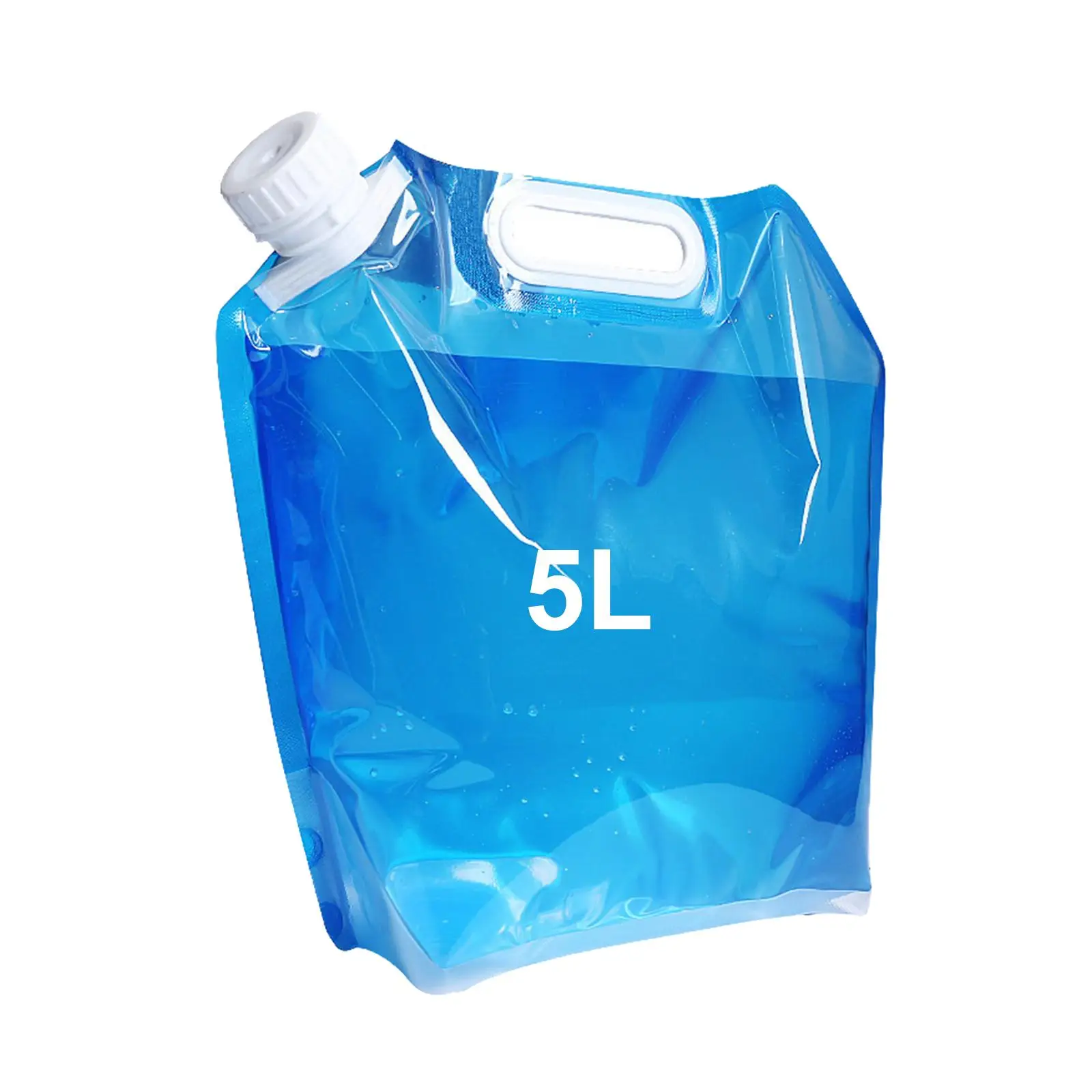

5L/10L Foldable Water Container Bag Bottles Survival Emergency Sport Camping Barbecue Water Bag Large Capacity Thickened Handle
