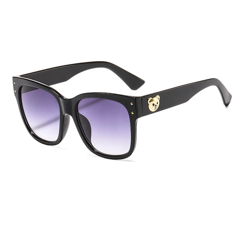 

Cute Bear Decorative Sunglasses For Men Women Fashion Vintage Luxury Design Male Female Driving Beach Travel UV400 Glasses 2022