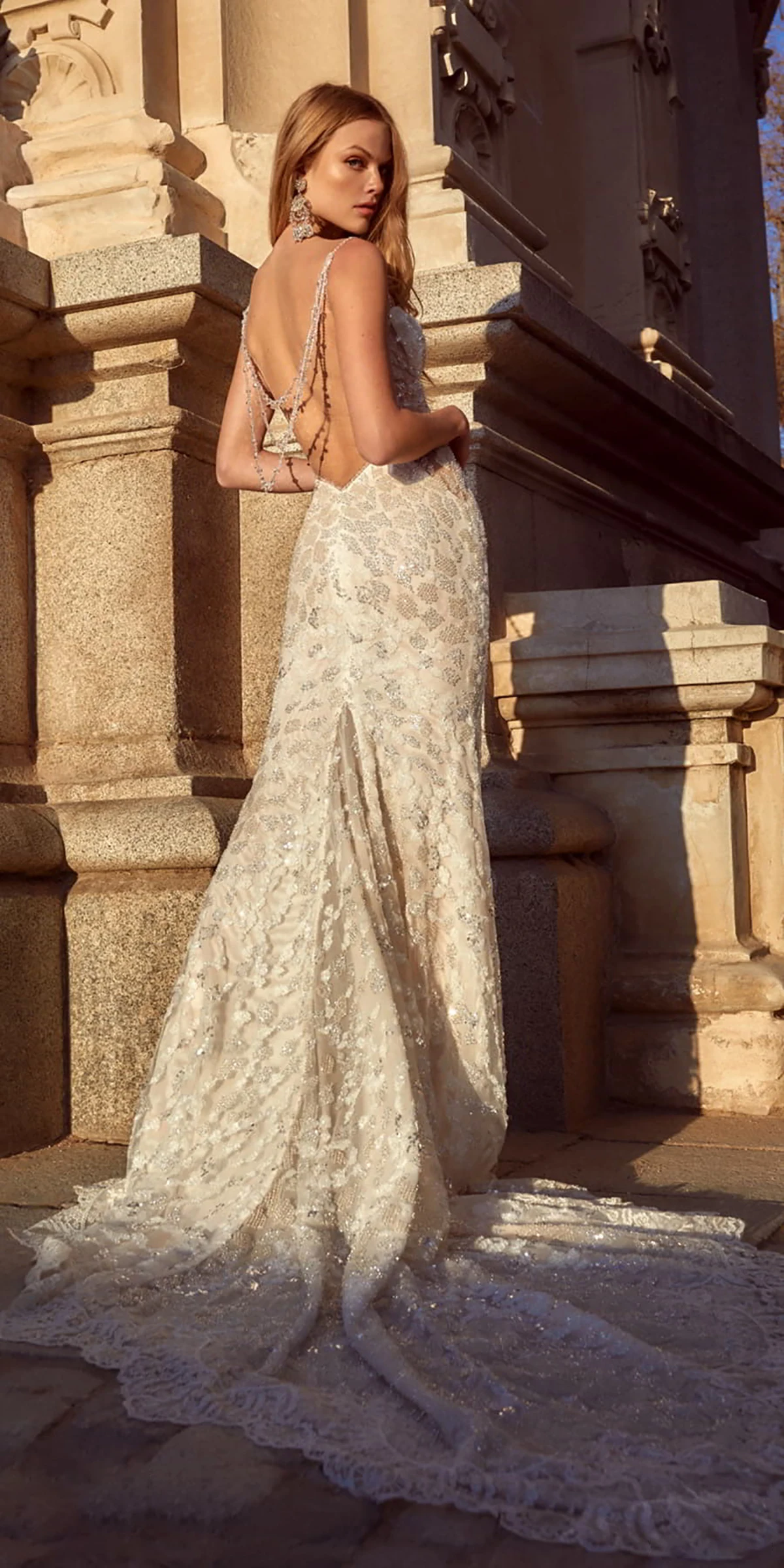 Женское свадебное платье с юбкой годе сексуальное блестящее кружевное со