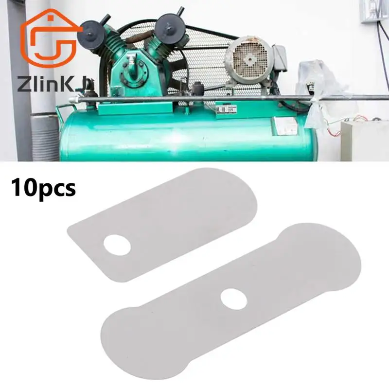 Valve Plates Aluminum Sheet Silver For Air Compressor Silent Oil Free Machine Compressor Valve Plate