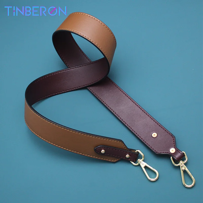 

TINBERON Leather Shoulder Bag Strap DIY Solid Color Shoulder Strap Bag Belt Replacement Strap Fashion Woman Bag Part Accessories