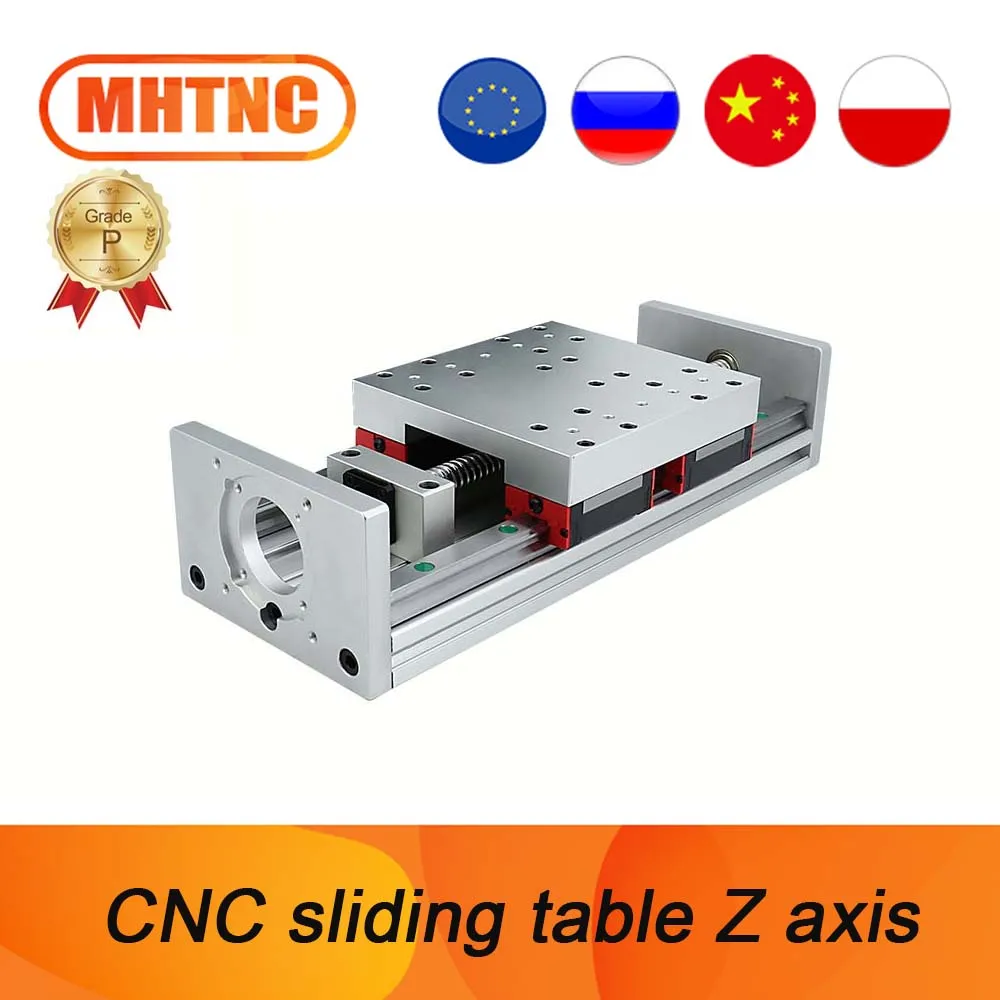 Скользящий стол с ЧПУ направляющие для перемещения по оси Z длина 100-2000 мм HGR20