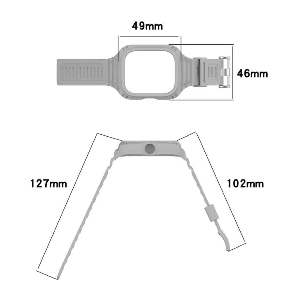 Ремешок для часов из ТПУ с защитой от потливости и вонючего запаха сменный